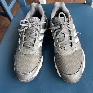 Adidas- Gray/White Golf Shoe- size 8.5 mens